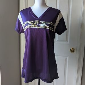 NFL Team Apparel Baltimore Raven's Shirt Large